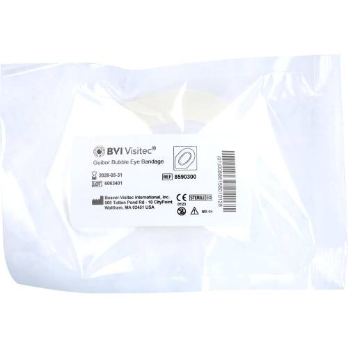 Uhrglasverband Guibor steril transparent 10 St