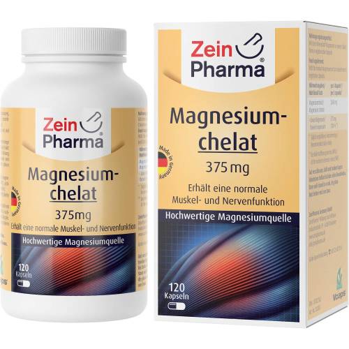 Magnesium Chelat Kapseln hoch bioverfügbar 120 St