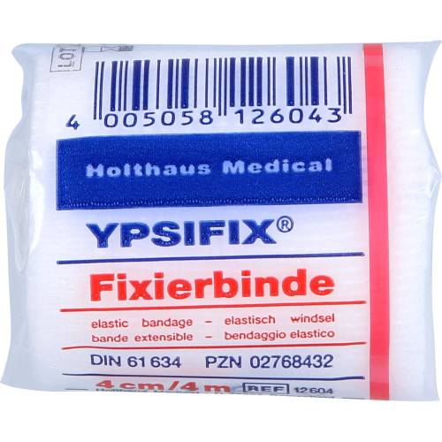 Fixierbinde Ypsifix elastisch 4 cmx4 m i.Zellglas 1 St