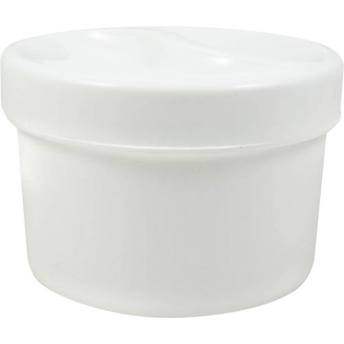 Gebissdose mit Einsatz u.Deckel weiß 1 St