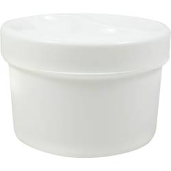 Gebissdose mit Einsatz u.Deckel weiß 1 St