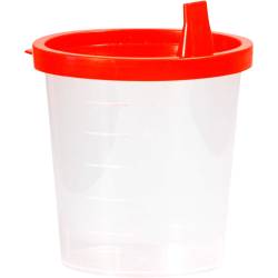 Urinbecher mit Schnappdeckel 1 St