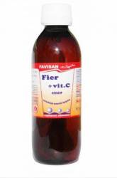 Sirop Fier si Vitamina C, 250ml - Favisan