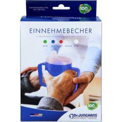 Einnehmebecher m.Griff 2 Deckel 4+12 mm milchig 1 St