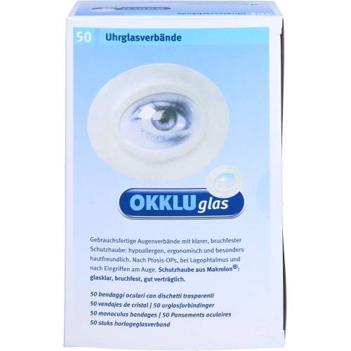 Okkluglas Uhrglasverband 50 St