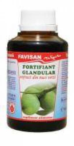 FORTIFIANT GLANDULAR EXTRACT DIN NUCI VERZI, 100ml - Favisan