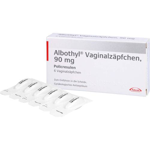 Albothyl Vaginalzäpfchen 90 mg 6 St