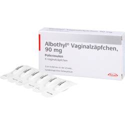 Albothyl Vaginalzäpfchen 90 mg 6 St