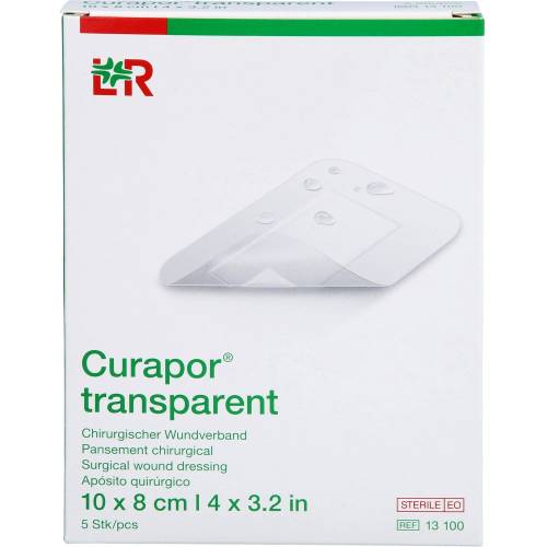 Curapor Wundverband steril transparent 8x10 cm 5 St