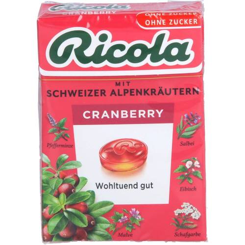 Ricola o.Z.Box Cranberry Bonbons 50 g