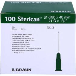 Sterican Kanülen Luer-Lok 0,80x40 mm Gr.2 grün 100 St