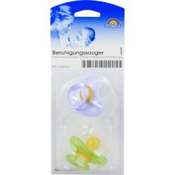 Sauger Kirsche Latex Gr.1 0-6 Mon.flied./grün 2 St