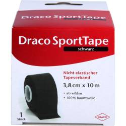 Draco Tapeverband 3,8 cmx10 m schwarz 1 St