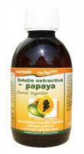 SOLUTIE EXTRACTIVA DE PAPAYA, 200ml - Favisan