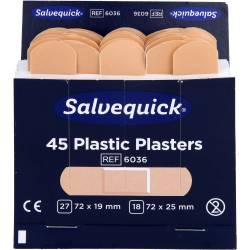 Salvequick Pflasterstrips wasserfest Refill 6036 45 St