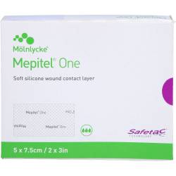 Mepitel One 5x7,5 cm Silikon Netzverband 10 St