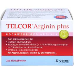 Telcor Arginin plus Filmtabletten 240 St