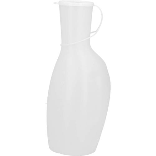 Urinflasche Mann 1 l m.Deckel milchig 1 St