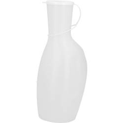 Urinflasche Mann 1 l m.Deckel milchig 1 St