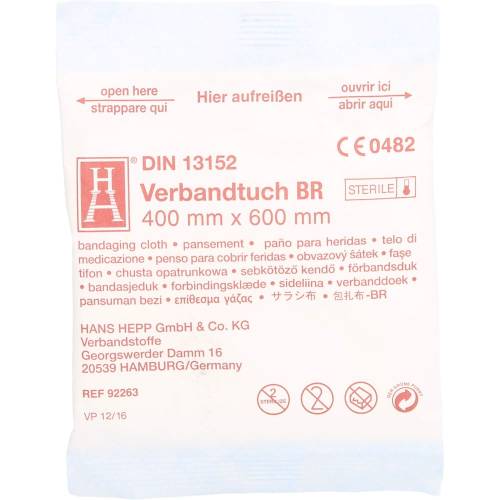 Brandwunden Verbandtuch 40x60cm steril 1 St