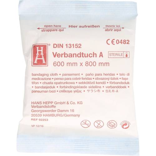 Brandwunden Verbandtuch 60x80cm steril 1 St