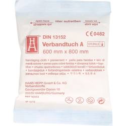 Brandwunden Verbandtuch 60x80cm steril 1 St