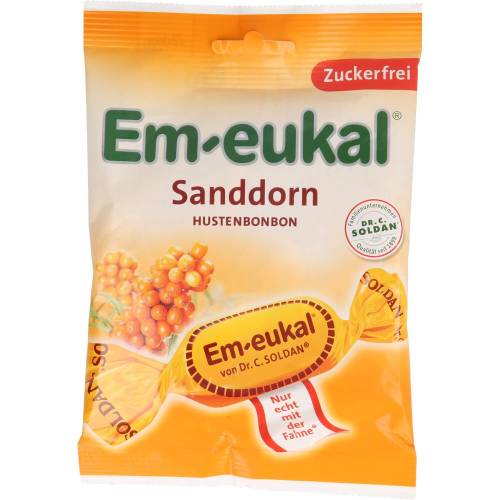 Em-Eukal Bonbons Sanddorn zuckerfrei 75 g