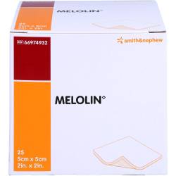 Melolin 5x5 cm Wundauflagen steril 25 St