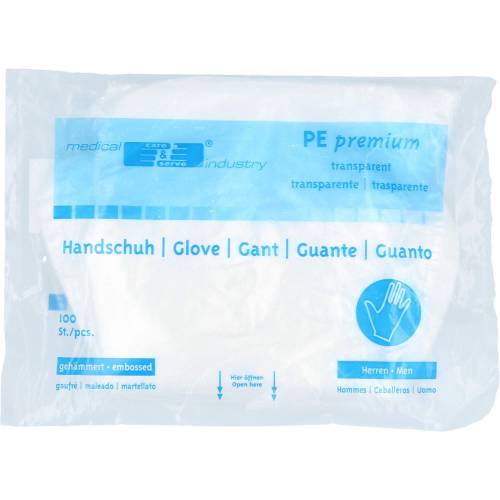 Handschuhe Einmal Herren Polyäthylen 100 St
