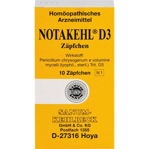 Notakehl D 3 Zäpfchen 10 St
