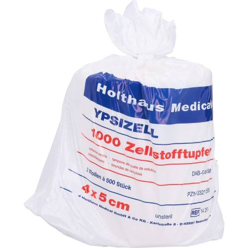 Zellstofftupfer Ypsizell 4x5 cm 1000 St