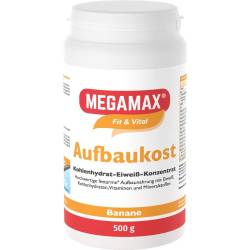 Megamax Aufbaukost Banane Pulver 500 g