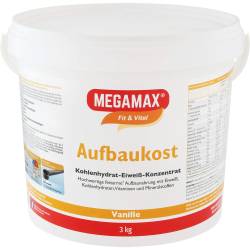 Megamax Aufbaukost Vanille Pulver 3 kg