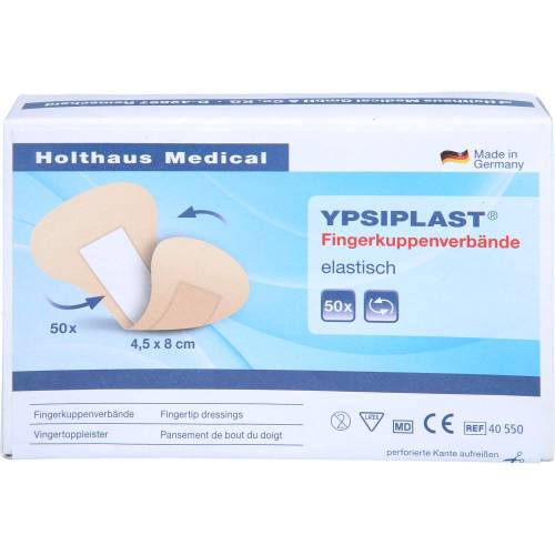 Fingerkuppenverband Ypsiplast elast.4,5x8 cm haut 50 St