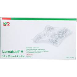 Lomatuell H Salbentüll 10x20 cm steril 10 St