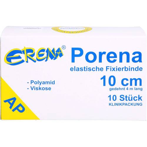 Porena elast.Mullbinde 10 cm weiß o.Cello 10 St
