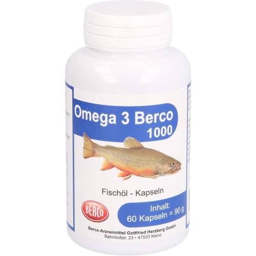 Omega-3 Berco 1000 mg Kapseln 60 St
