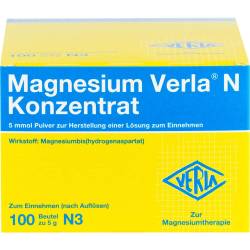 Magnesium Verla N Konzentrat Plv.z.H.e.L.z.Einn. 100 St