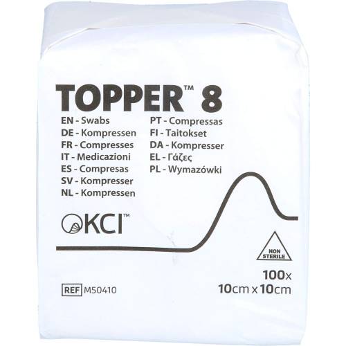 Topper 8 Kompr.10x10 cm unsteril 100 St