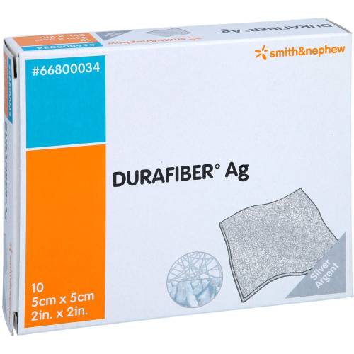 Durafiber Ag 5x5 cm Verband 10 St