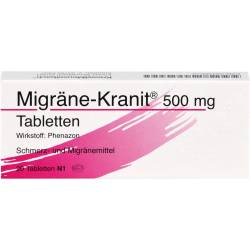 Migräne Kranit 500 mg Tabletten 20 St