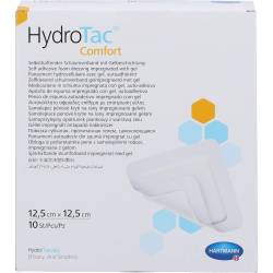 Hydrotac comfort Schaumverband 12,5x12,5 cm steril 10 St