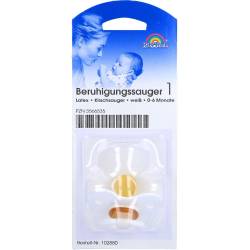 Sauger Kirsche klein gr.Scheibe weiß 102880 1 St