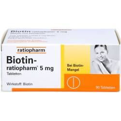 Biotin-Ratiopharm 5 mg Tabletten 90 St