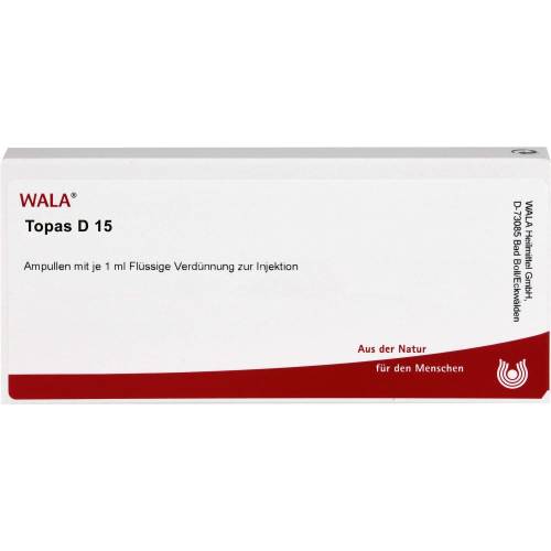 Topas D 15 Ampullen 10 ml