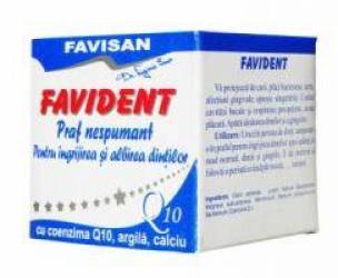 FAVIDENT Q10 PRAF NESPUMANT PENTRU INGRIJIREA SI ALBIREA DINTILOR, 50ml - Favisan