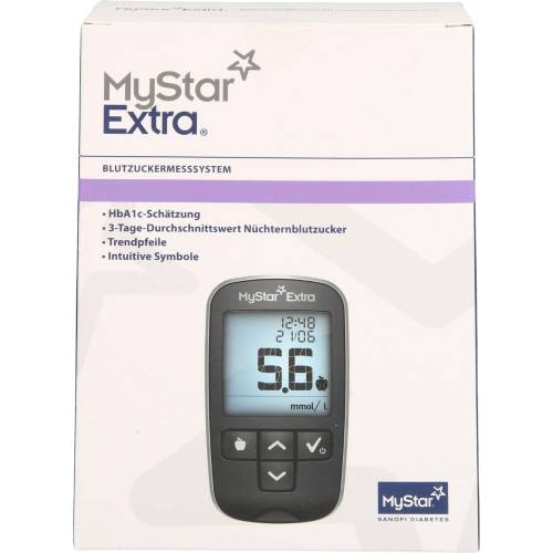 Mystar Extra Blutzuckermessgerät Set mmol/l 1 St