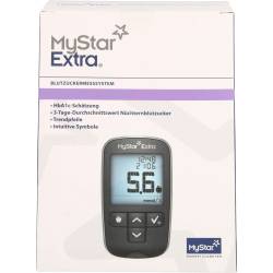 Mystar Extra Blutzuckermessgerät Set mmol/l 1 St