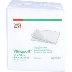 Vliwasoft Vlieskompressen unsteril 10x10 cm 4l. 100 St