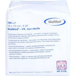 Vliesstoff-Kompressen unsteril 10x10 cm 4fach 100 St